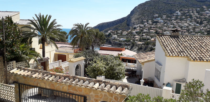 Ferienhaus in Calpe mit Meerblick