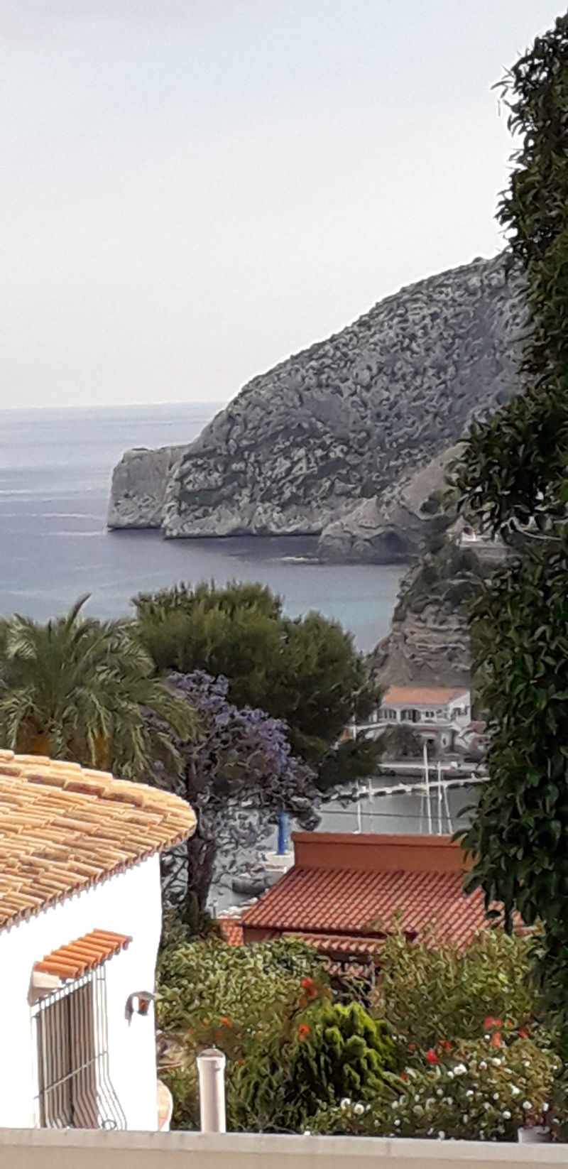 Ferienhaus in Calpe mit Meerblick