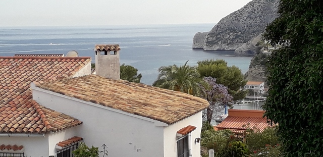 Ferienhaus Casa Marylena in Calpe, el Tosal, mit Meerblick