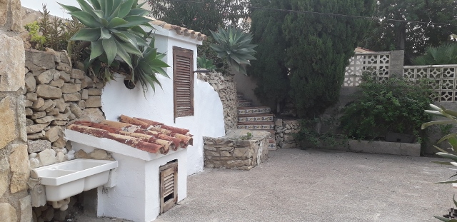 Ferienhaus in Calpe, El Tosal - Casa Marylena mit Meer- und Bergblick